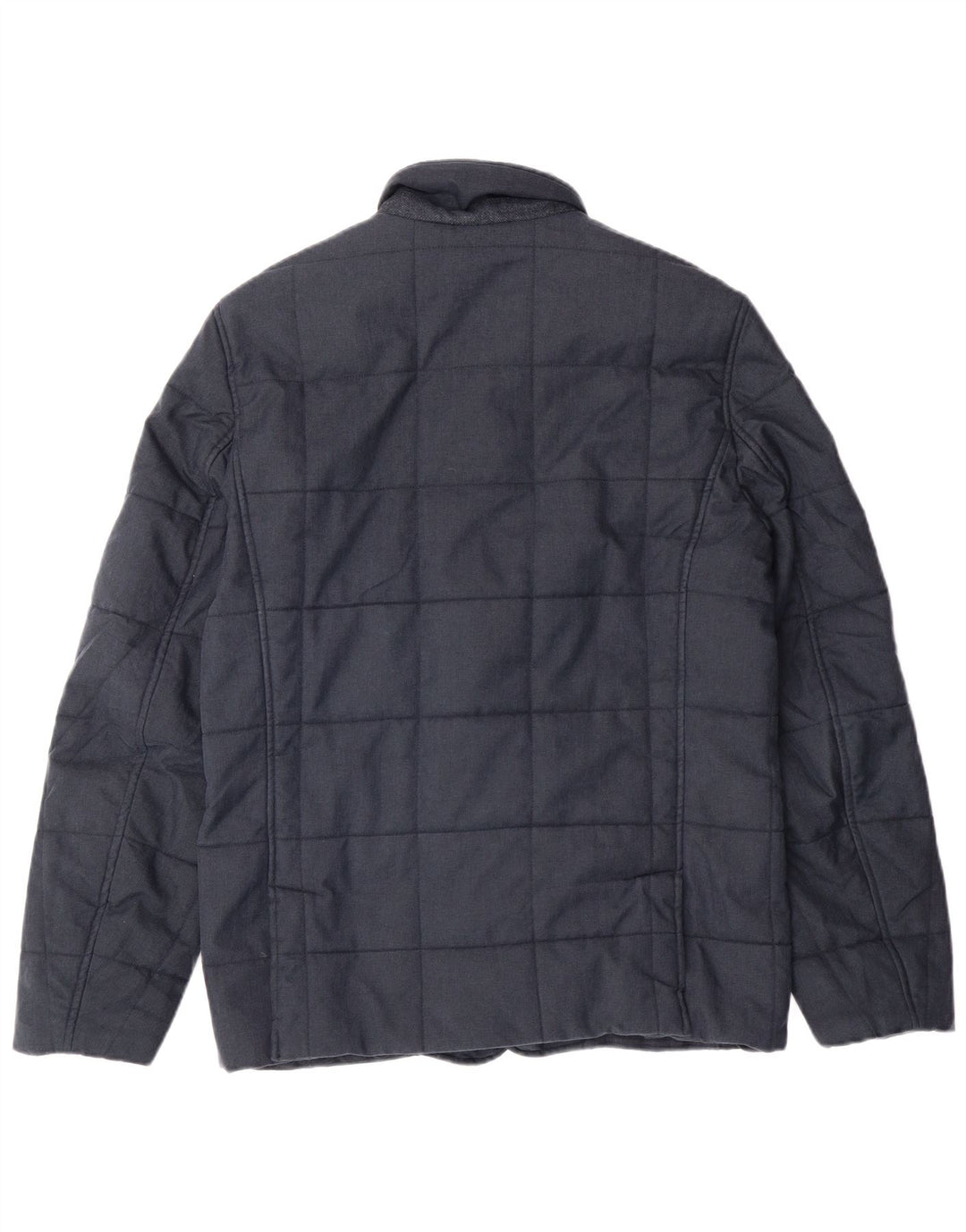 Jaqueta acolchoada masculina TED BAKER tamanho 2 pequena azul marinho espinha de peixe clássica