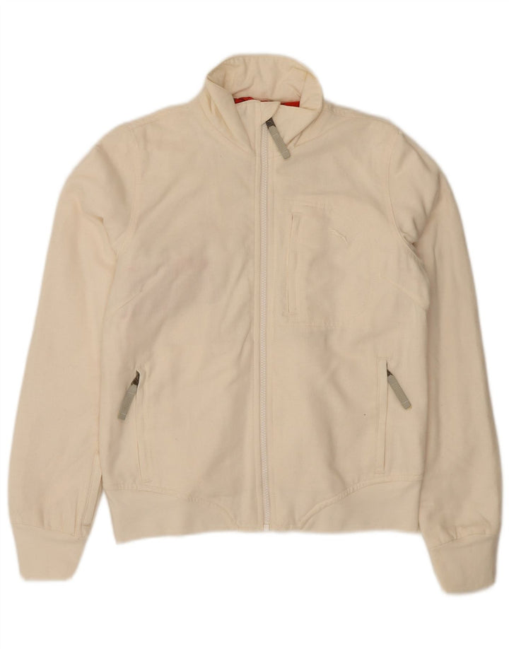 Jaqueta bomber feminina PUMA UK 12 médio algodão branco