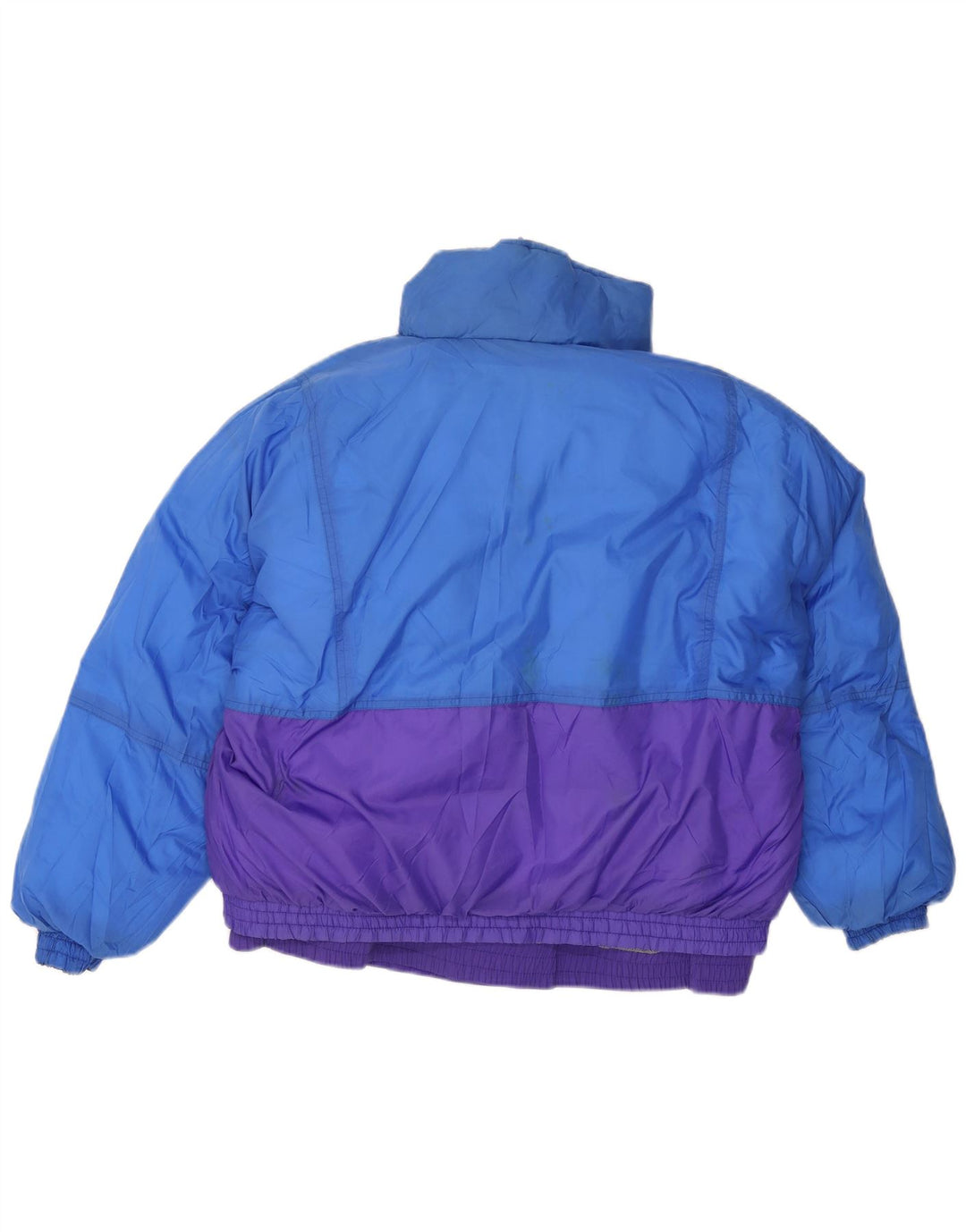 Jaqueta feminina acolchoada com capuz grande Eddie Bauer Reino Unido 16 grande roxa