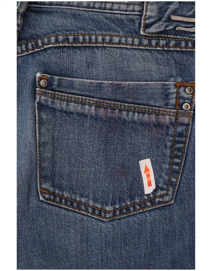 Diesel feminino bootcut jeans W28 L30 azul algodão