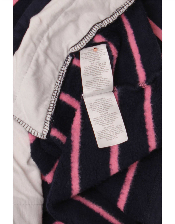 Crew Clothing moletom feminino jumper UK 14 médio azul marinho listrado