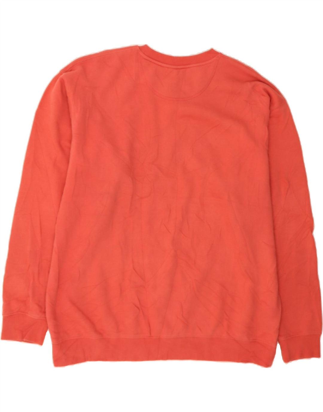 EDDIE BAUER Mens Sweatshirt Jumper 2XL Orange Cotton Vintage Eddie Bauer and Second-Hand Eddie Bauer from Messina Hembry 