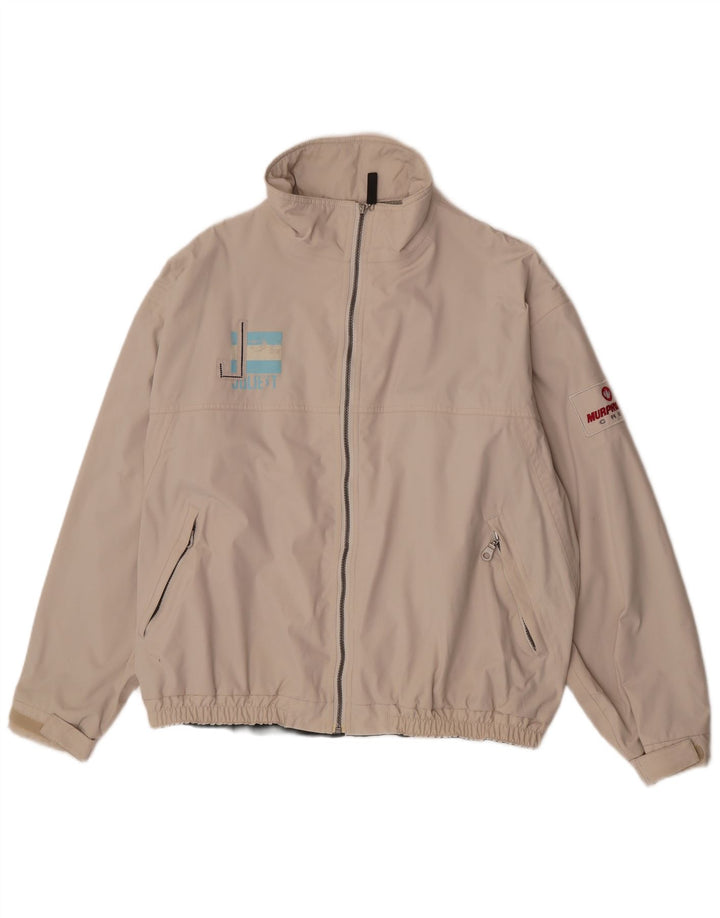 Jaqueta bomber masculina Murphy & Nye UK 42 XL poliamida bege