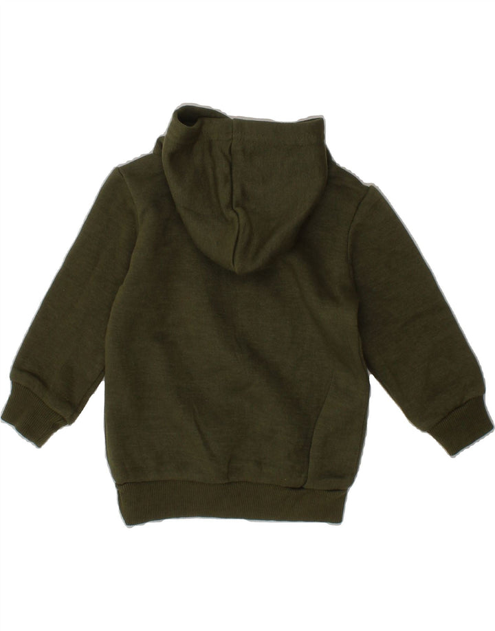 HURLEY Baby Boys Graphic Hoodie Jumper 9-12 Months Green Cotton Vintage Hurley and Second-Hand Hurley from Messina Hembry 