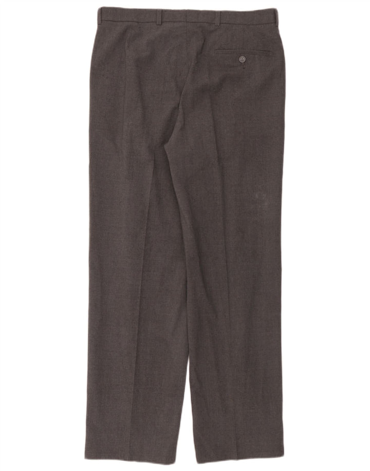 Calça masculina Marks & Spencer Pegged Suit W34 L31 cinza poliéster
