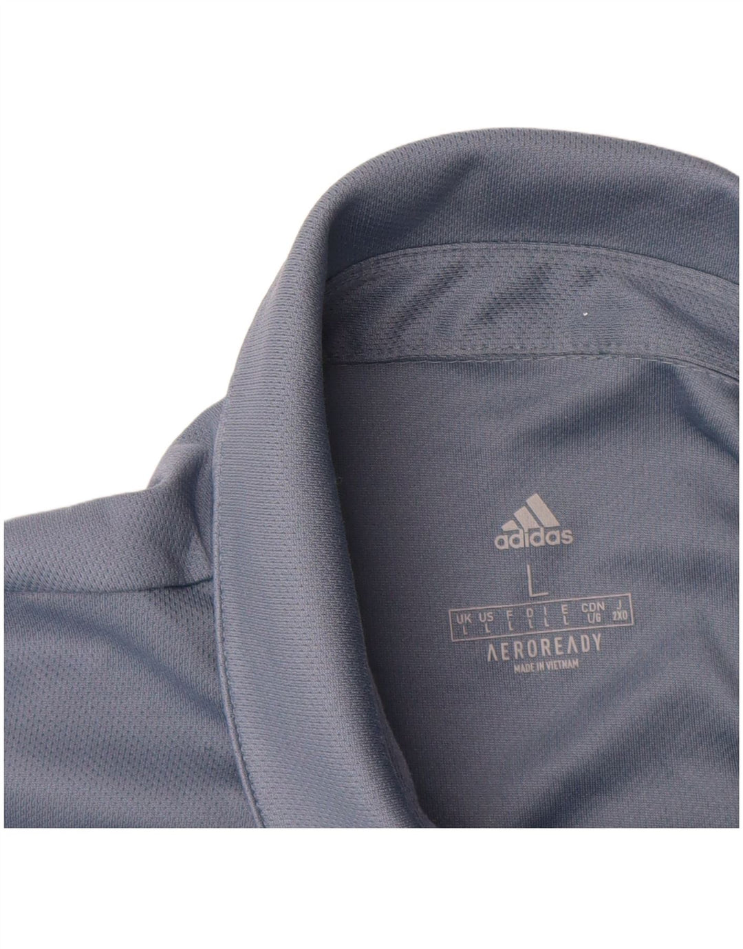 Adidas Mens Aeroready Polo Grande Azul Poliéster