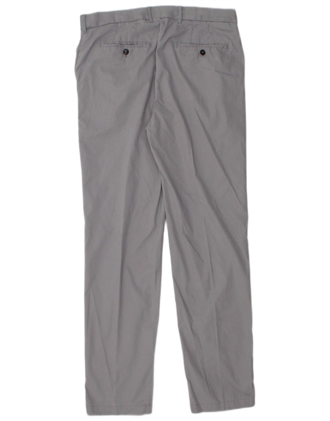 Calça chino masculina Marks & Spencer Blue Harbor Regular Fit W34 L33 cinza