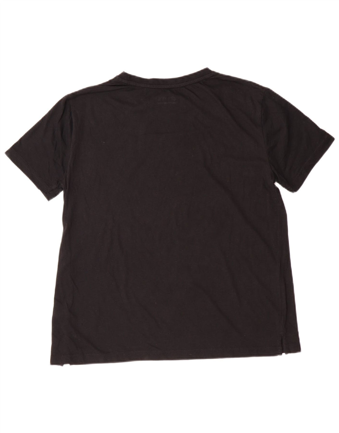 Camiseta feminina LOTTO UK 16 grande algodão preto