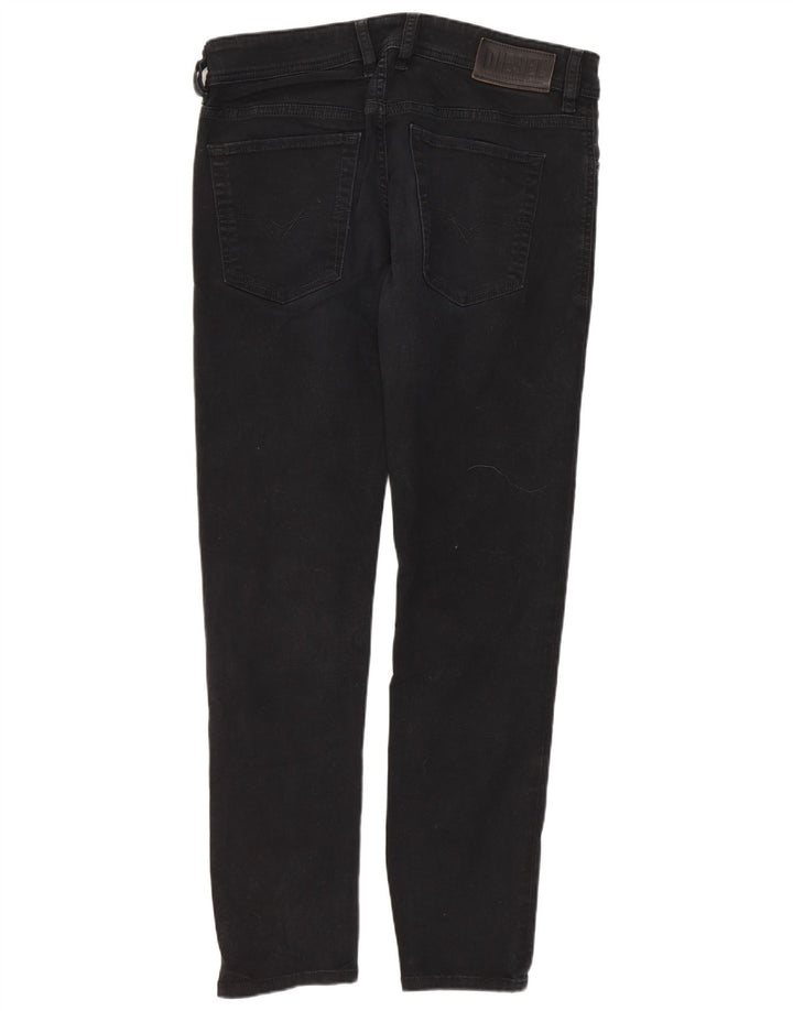 DIESEL Jeans Slim Feminino W30 L27 Algodão Preto