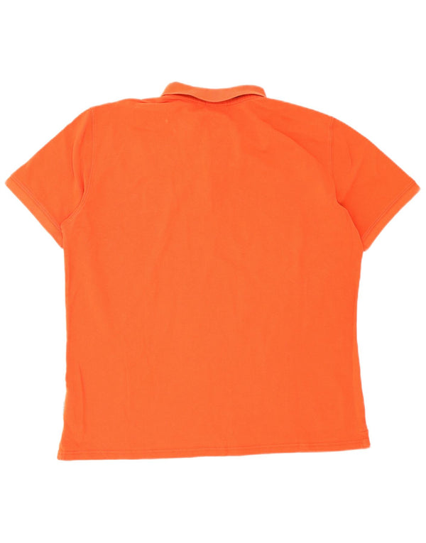 Camisa polo masculina Napapijri 2XL algodão laranja
