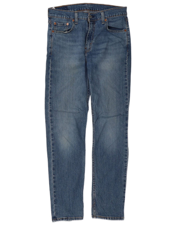 Levi's Masculino 502 Tapered Jeans W30 L32 Azul Algodão
