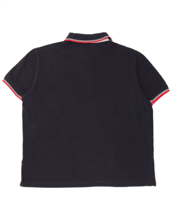 Polo masculino NAVIGARE 3XL algodão azul marinho