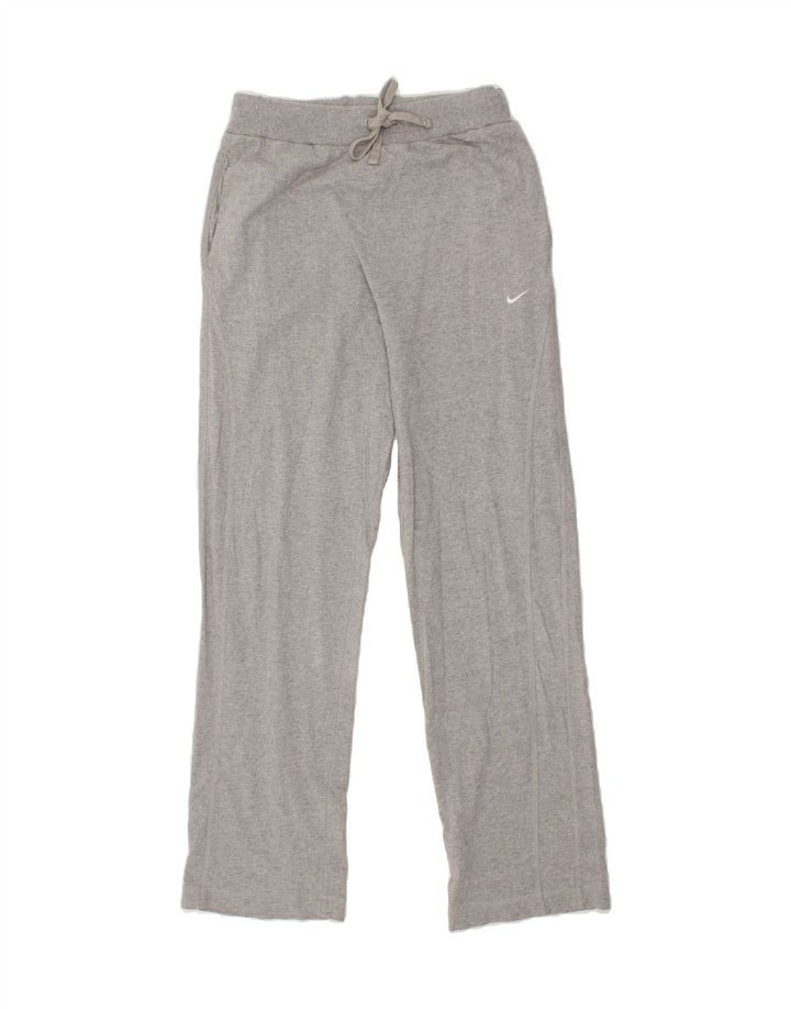 Calça de treino masculina NIKE grande cinza algodão