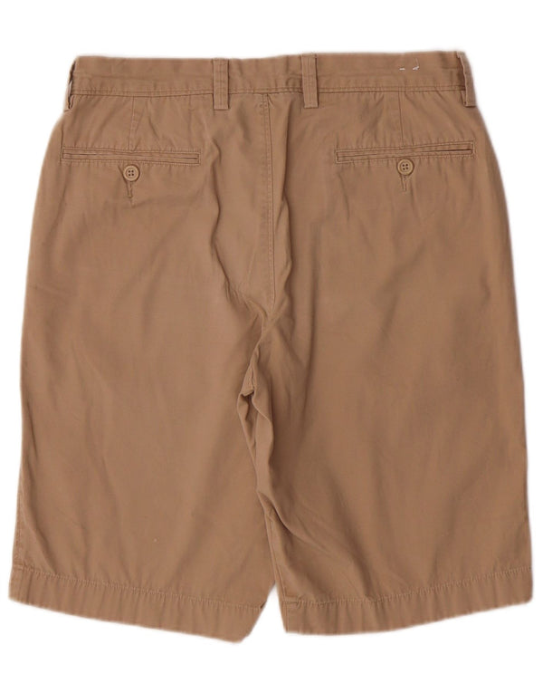 J. Crew Mens Rivington Chino Shorts W29 Pequeno Algodão Bege