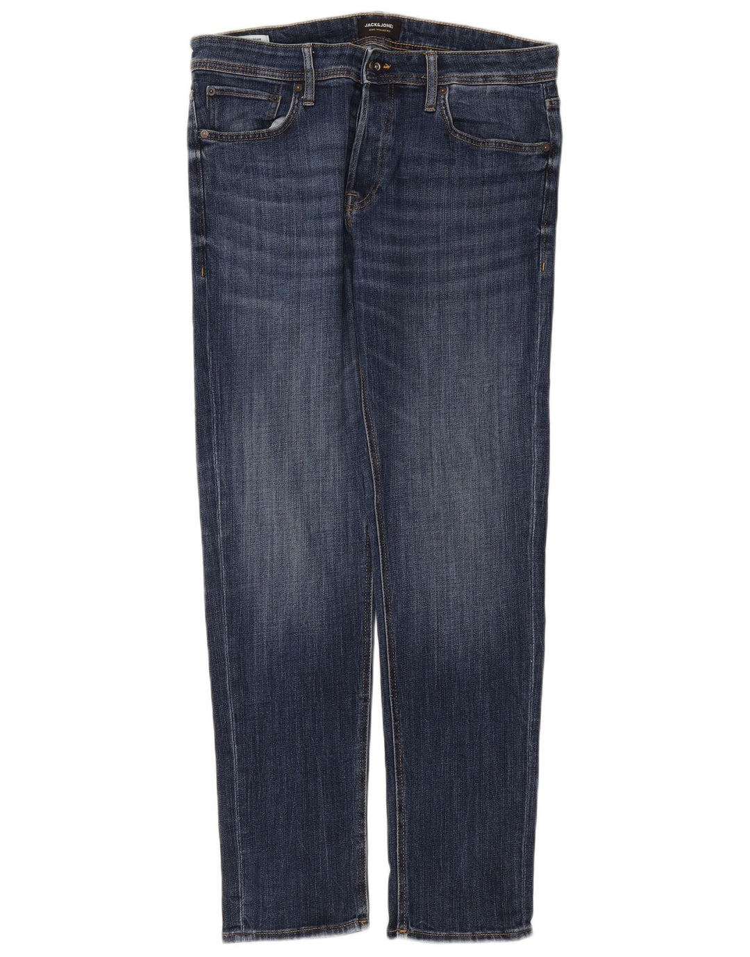 Jack & Jones Masculino Mike Slim Jeans W34 L32 Azul