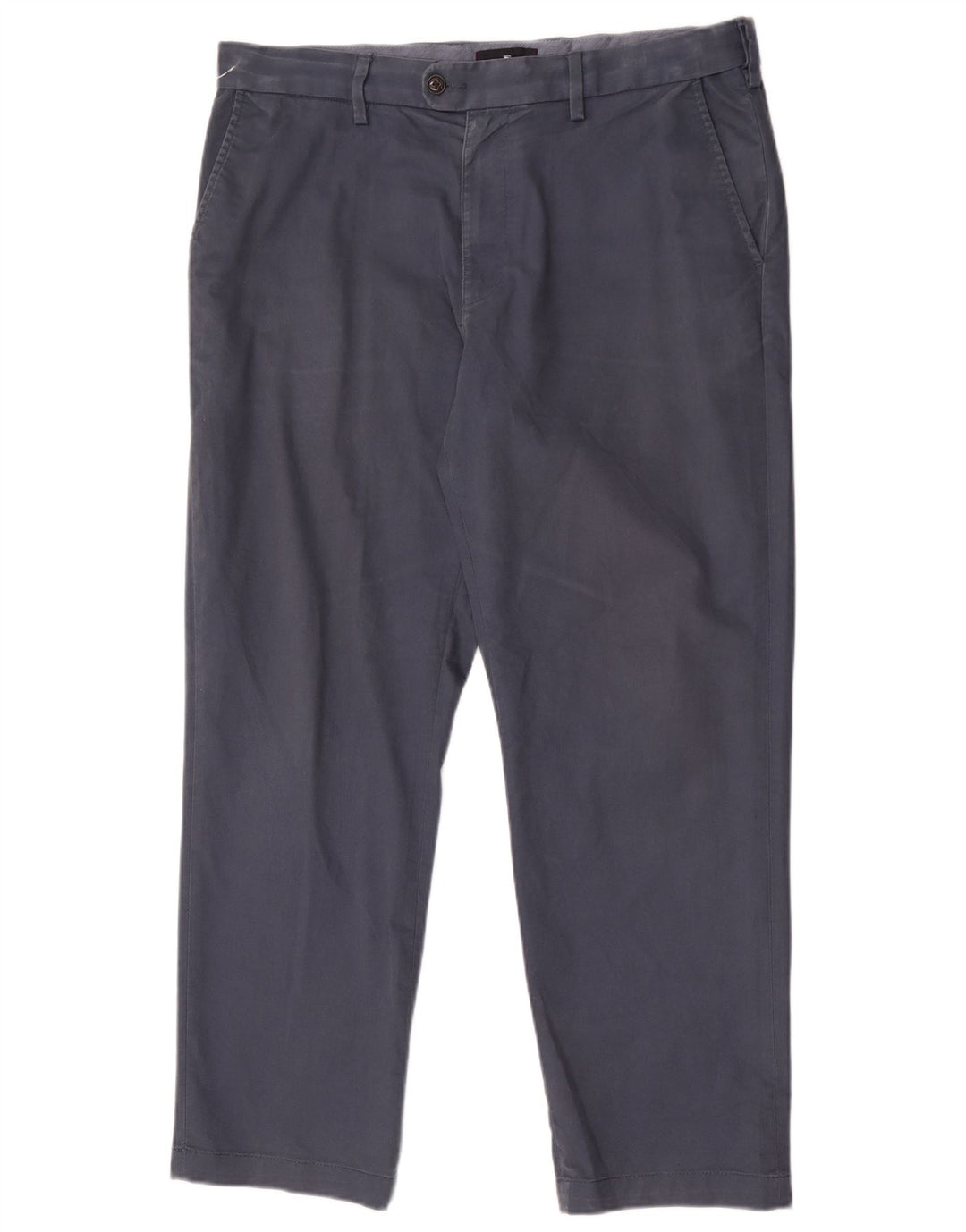 Calça masculina Marks & Spencer Blue Harbor Straight Suit W36 L29 Marinha