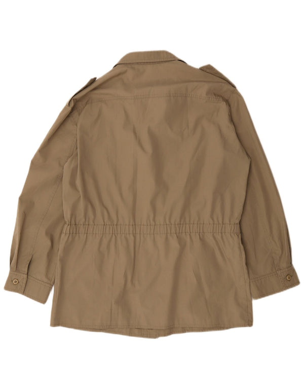 Jaqueta utilitária militar masculina vintage UK 38 bege médio