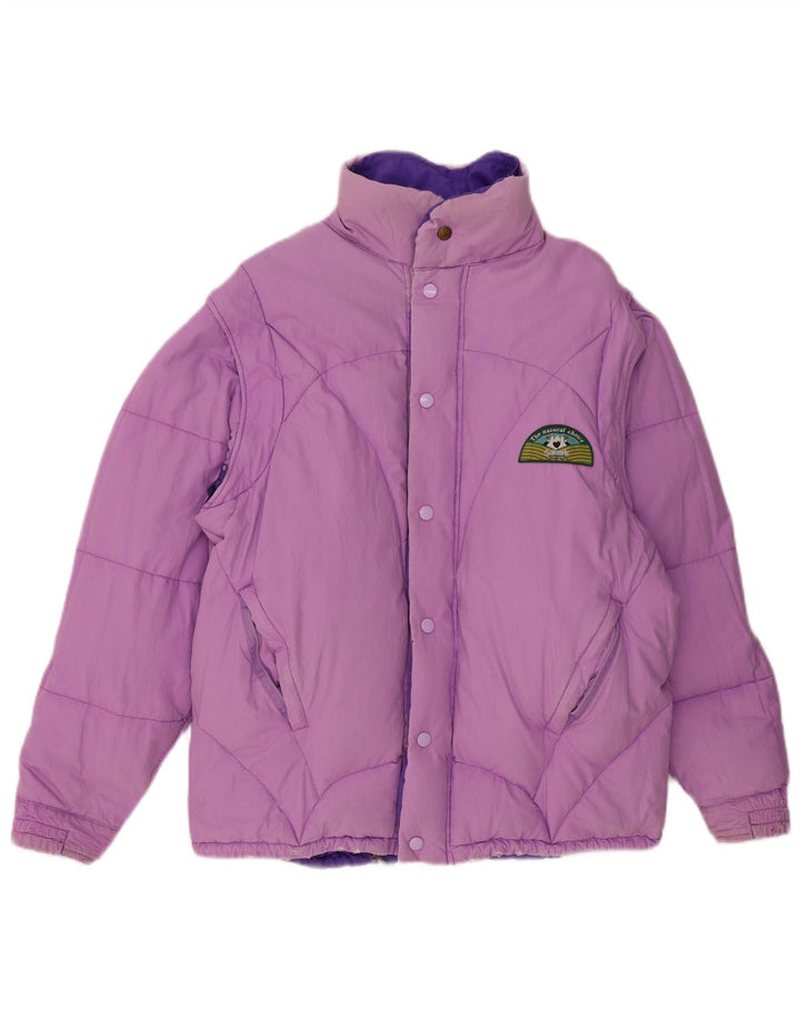 Jaqueta acolchoada reversível masculina DOLOMITE UK 40 poliéster roxo grande