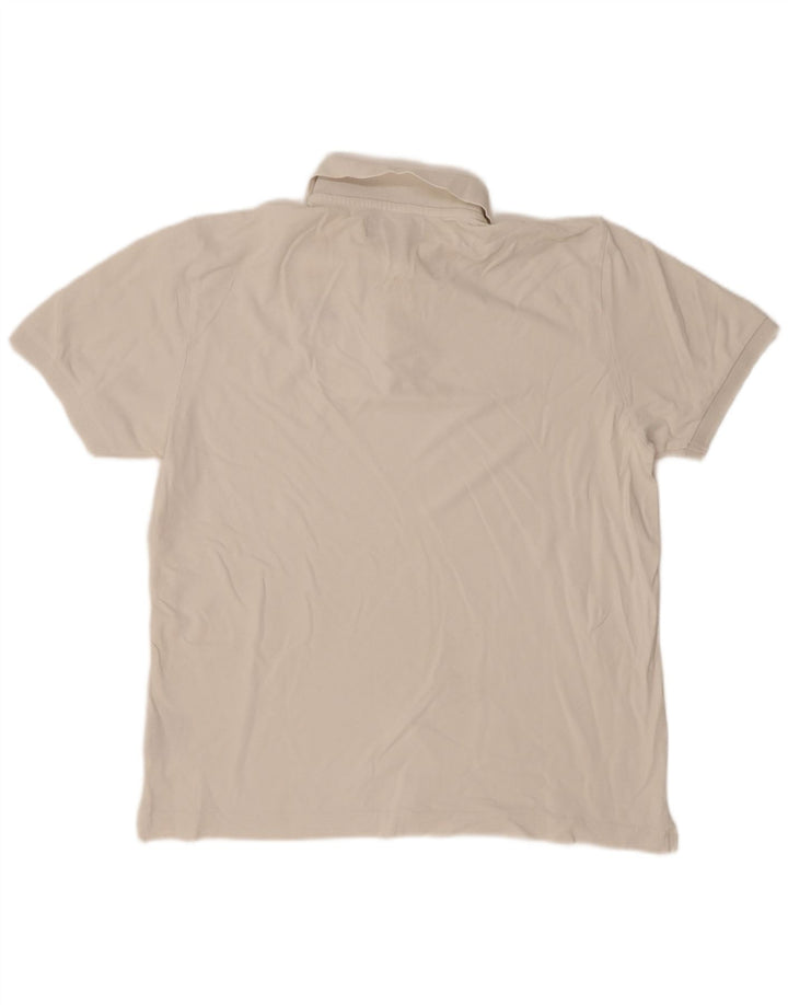 Camisa polo masculina Kappa grande algodão branco