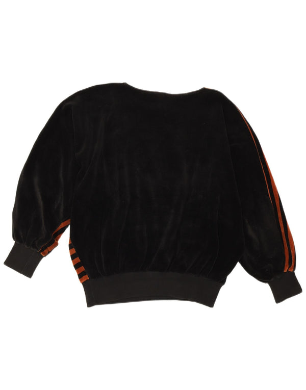 Suéter feminino LA MAISON BLU com gola canoa Reino Unido 14 listrado marrom médio