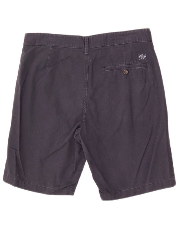 Shorts chino masculino Marks & Spencer W30 algodão azul marinho médio
