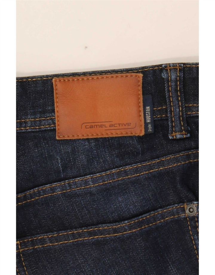 Camel Active Feminino Houston Straight Jeans W32 L28 Azul Marinho