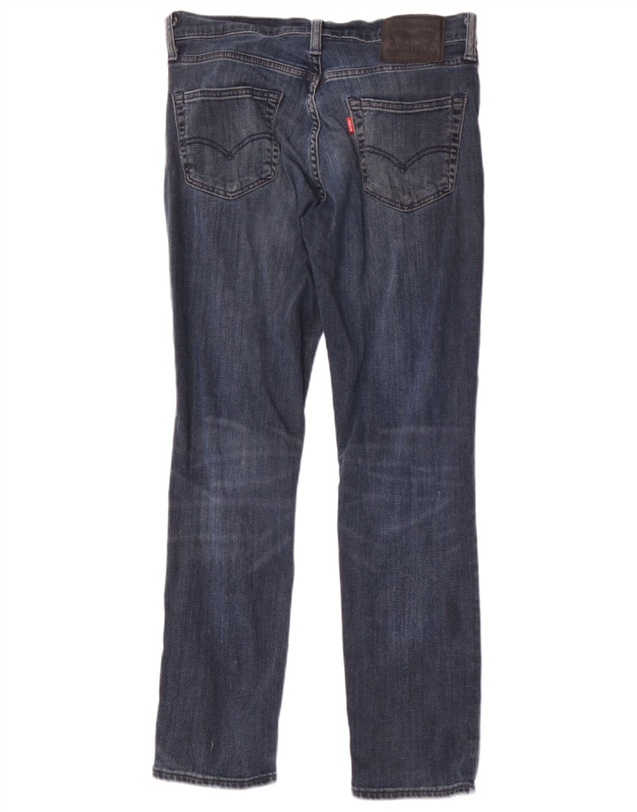 Calça jeans feminina Levi's 512 Tapered W30 L30 azul marinho algodão