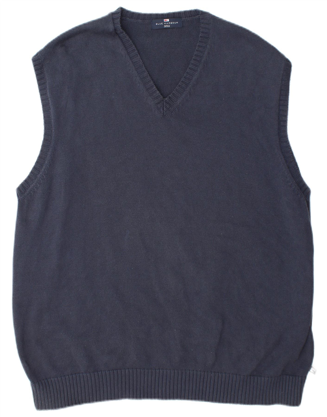 Regata masculina Marks & Spencer com colete XL de algodão azul marinho