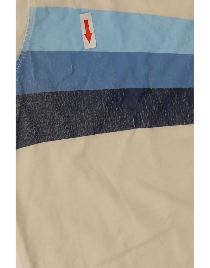 Fila Mens Graphic T-Shirt Top Grande Algodão Branco