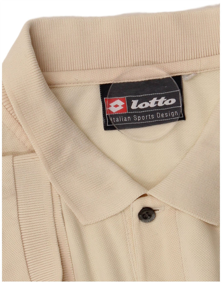 Camisa polo masculina Lotto grande bege