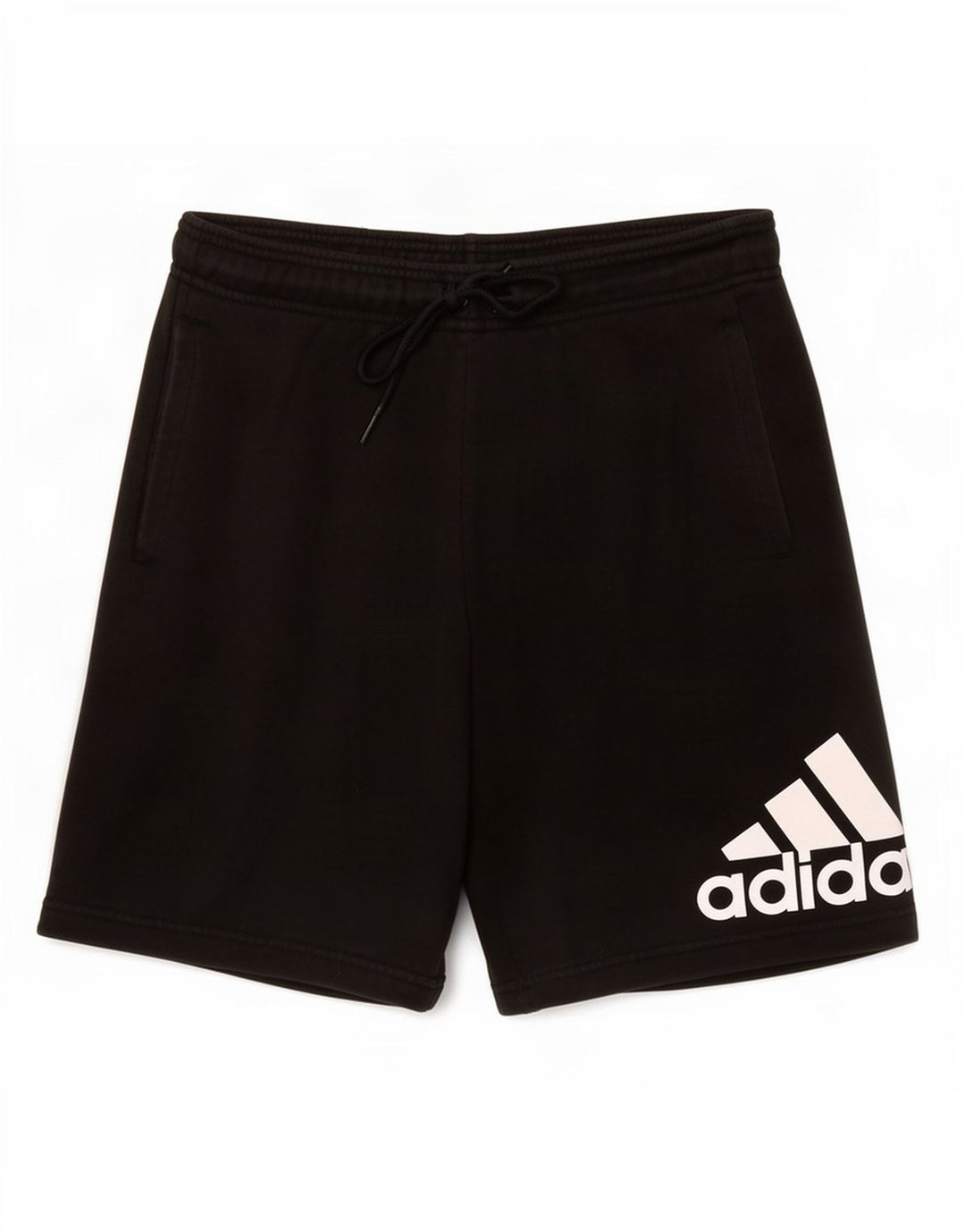 Shorts esportivos gráficos masculinos Adidas grandes de algodão preto