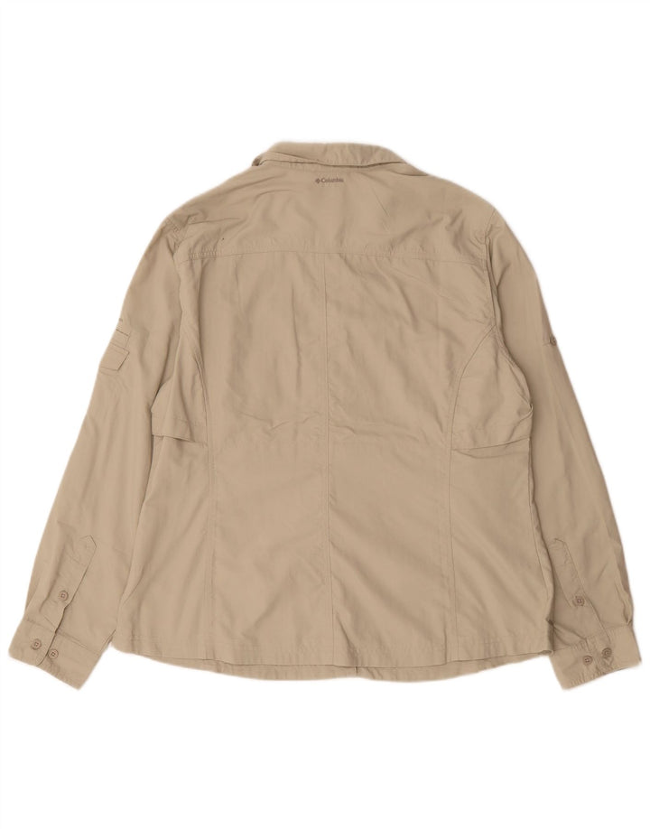 Camisa masculina Columbia XL bege nylon