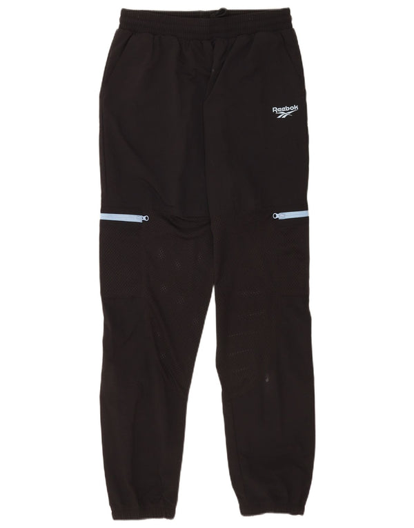 Reebok Mens Cargo Calças de treino Joggers XS Preto Nylon