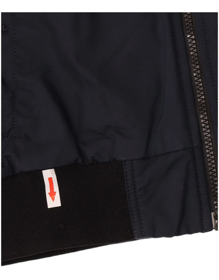 Jaqueta bomber masculina Refrigiwear UK 40 grande azul marinho poliamida