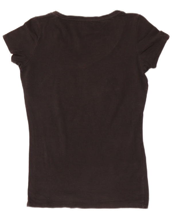 Camiseta feminina Guess com estampa gráfica UK 12 médio preto