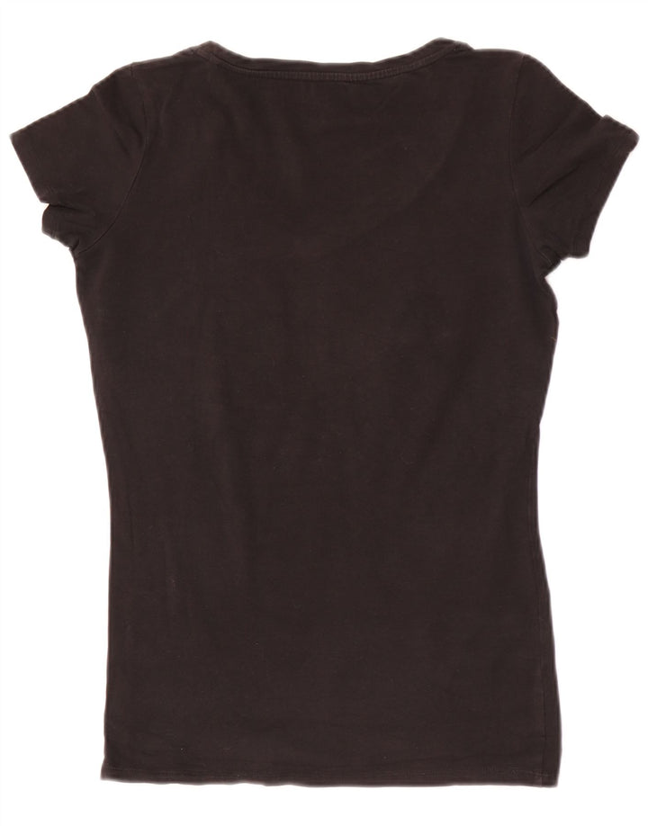 Camiseta feminina Guess com estampa gráfica UK 12 médio preto