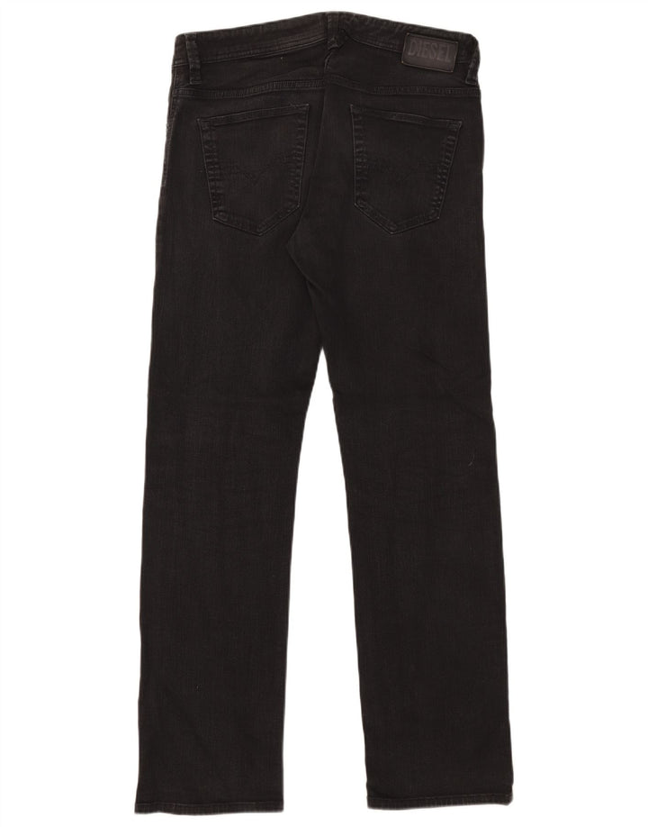 Jeans retos femininos Diesel W32 L31 algodão preto