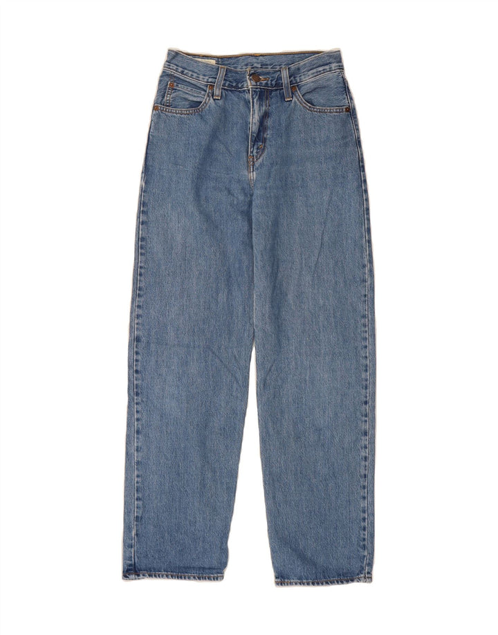 LEVI'S Womens Straight Jeans W23 L27 Blue Cotton Vintage Levi's and Second-Hand Levi's from Messina Hembry 