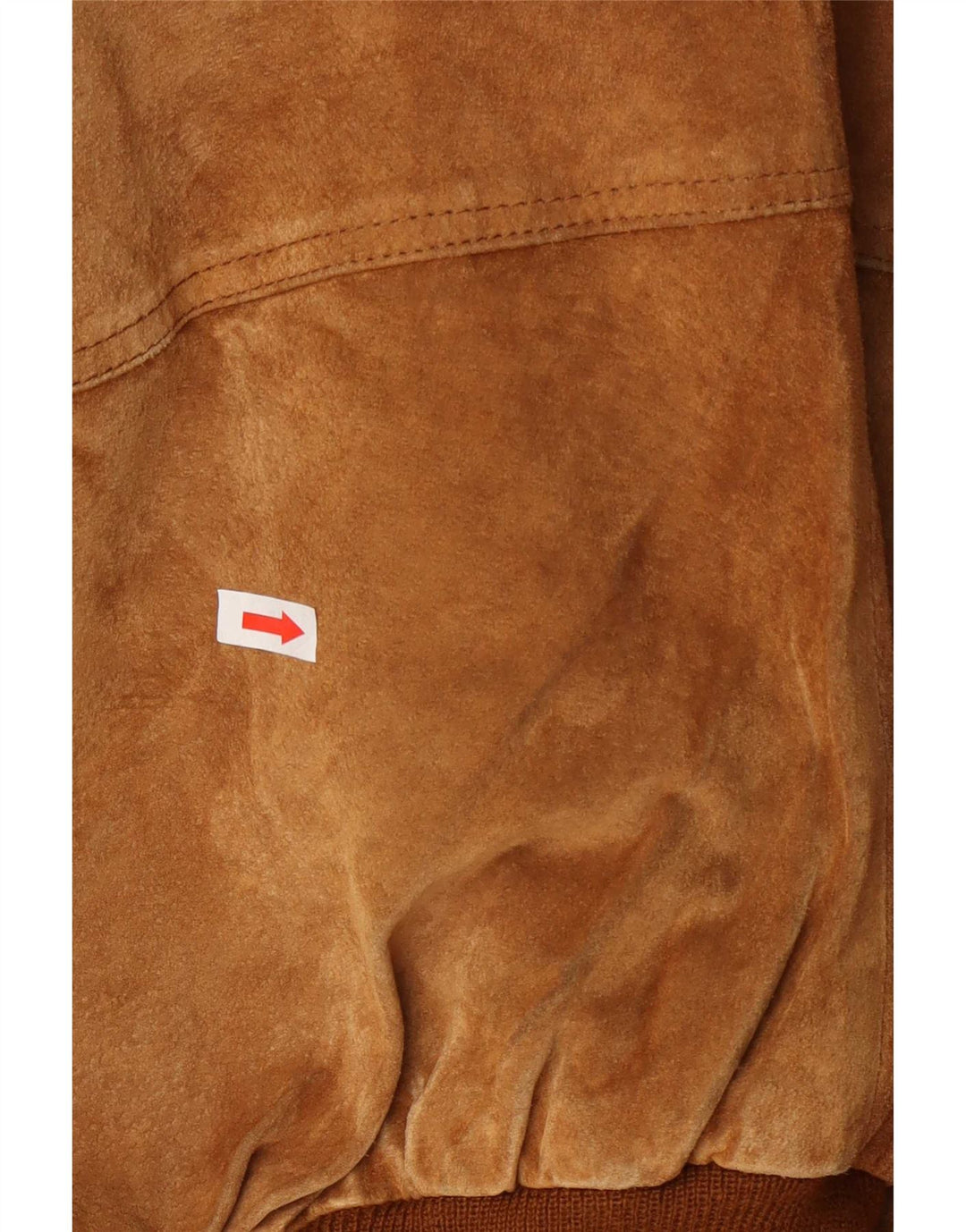 Jaqueta bomber masculina de camurça John Monroe Reino Unido 40 grande couro marrom