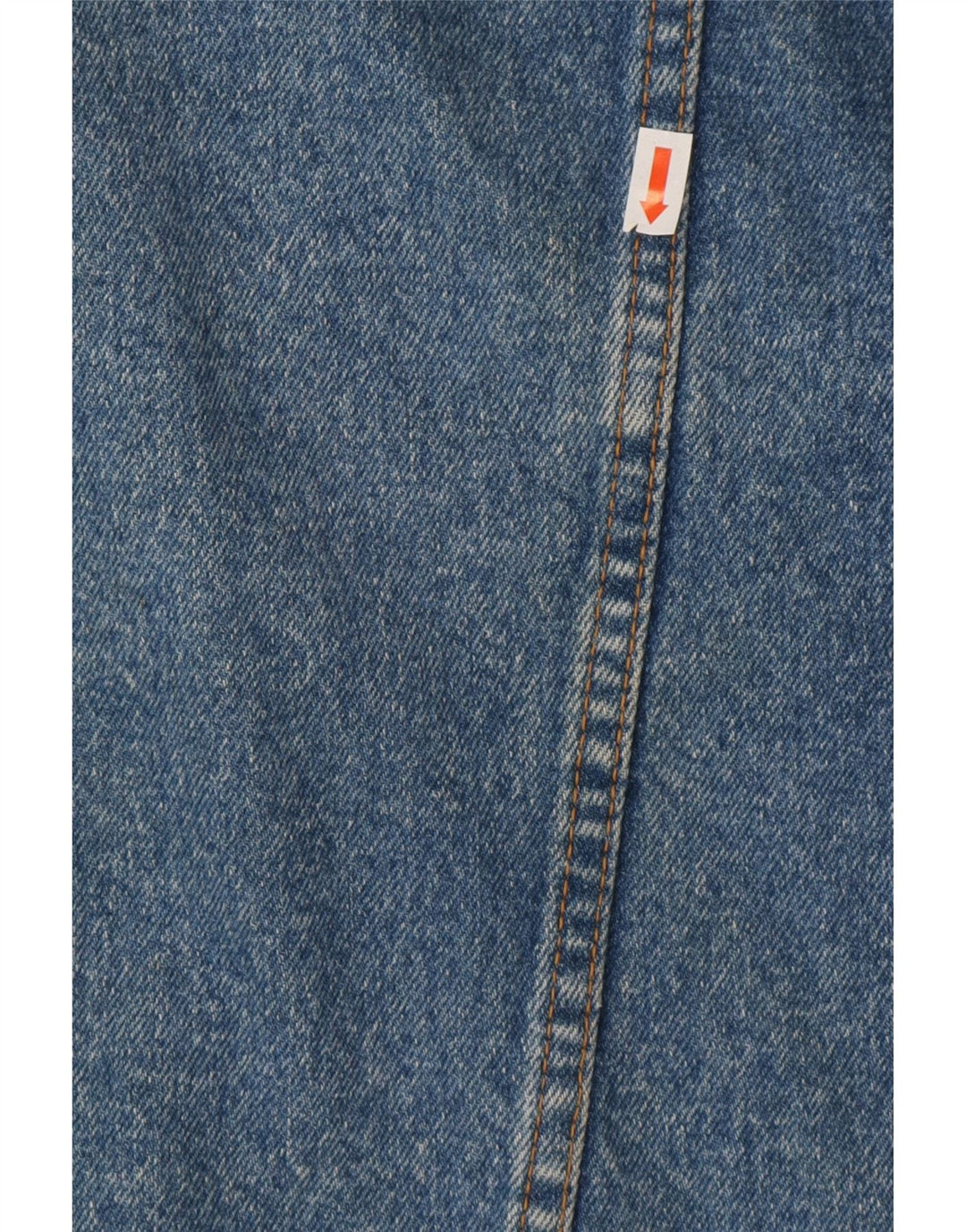 Jaqueta jeans feminina vintage de grandes dimensões Reino Unido 14 algodão azul médio