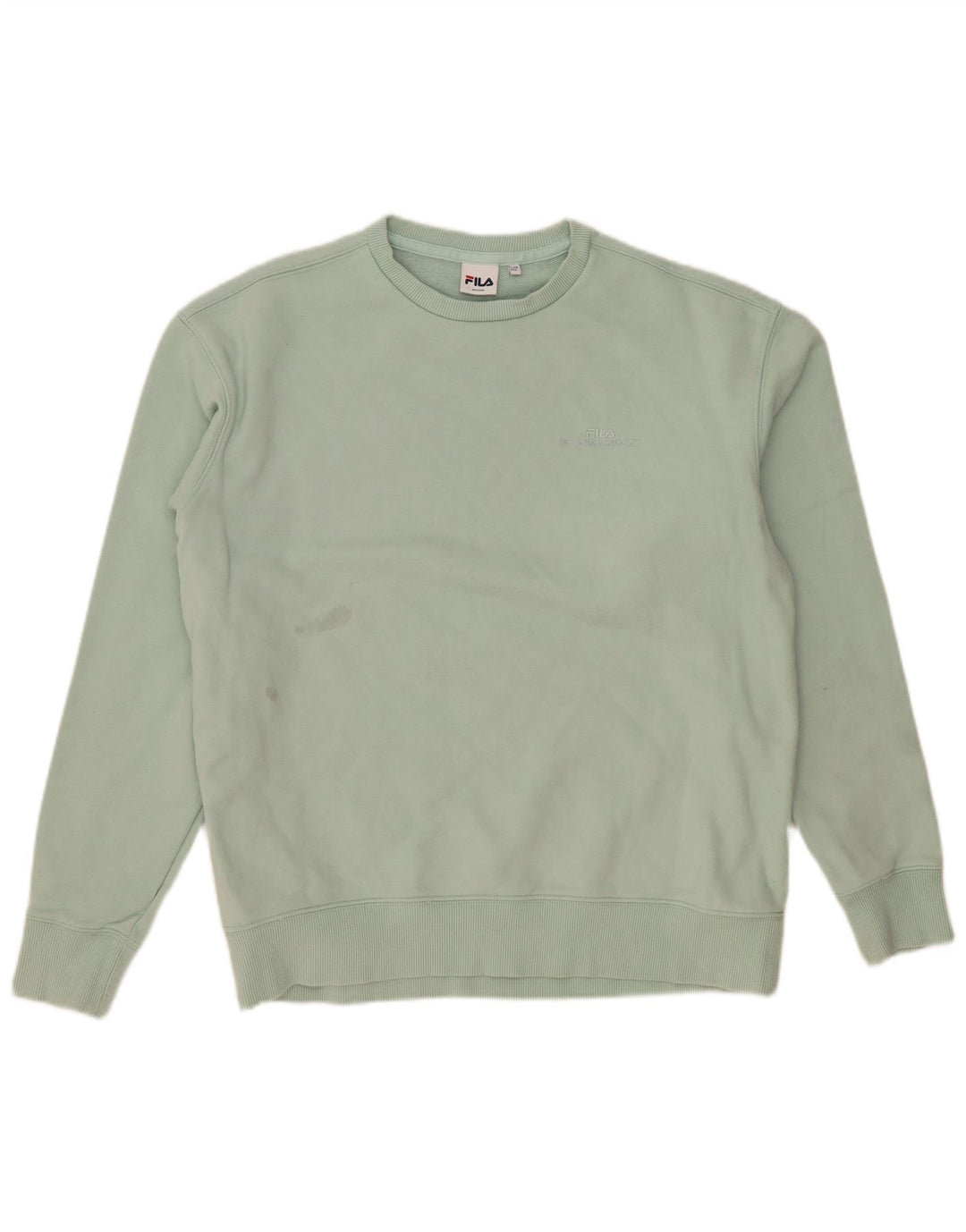 FILA Moletom Masculino Jumper Médio Algodão Turquesa