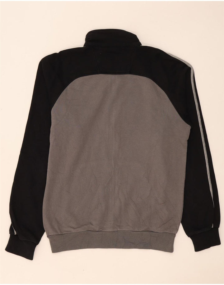 Jaqueta masculina Champion Tracksuit Top cinza médio bloco colorido