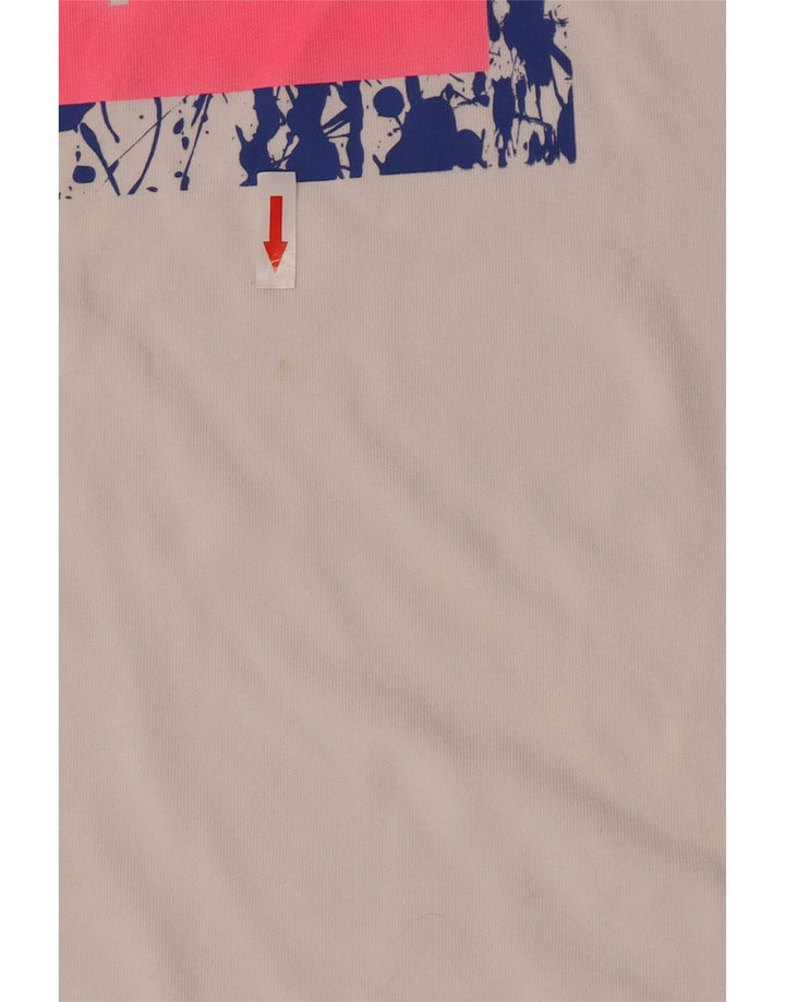 Camiseta Nike masculina gráfica Top 2XL algodão branco