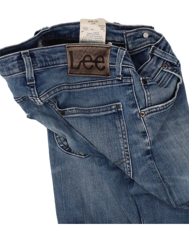 LEE Womens Luke Skinny Jeans W28 L32  Blue Cotton Vintage Lee and Second-Hand Lee from Messina Hembry 