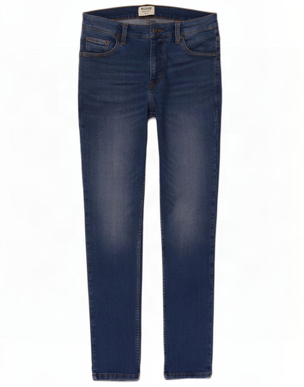 Mustang Mens Vegas Slim Jeans W30 L32 Azul Algodão