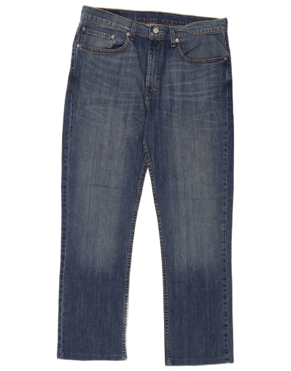 Jeans retos masculinos Levi's W36 L29 algodão azul