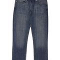 Jeans retos masculinos Levi's W36 L29 algodão azul