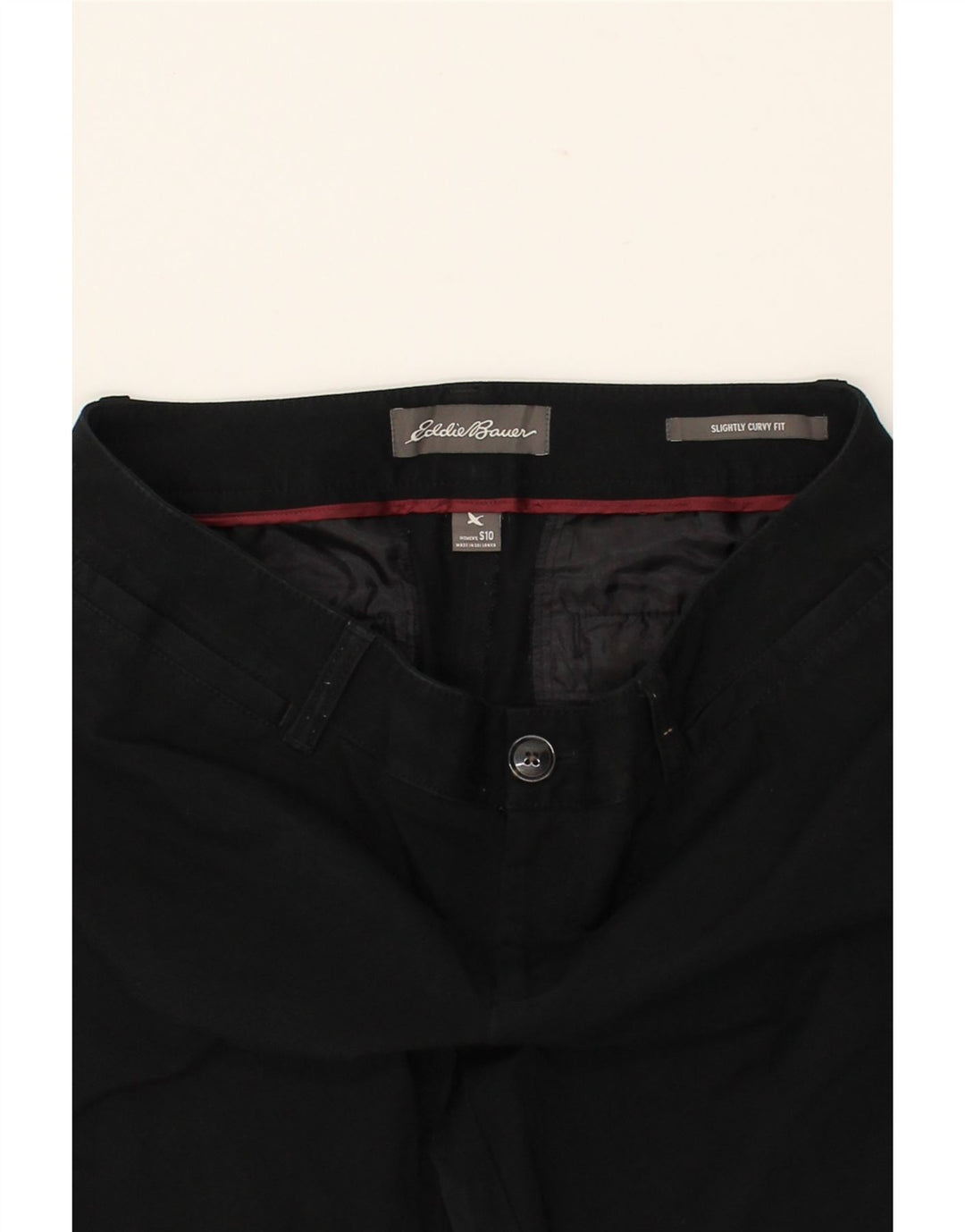 EDDIE BAUER Womens Casual Trousers US 10 Large W32 L29 Black Vintage Eddie Bauer and Second-Hand Eddie Bauer from Messina Hembry 