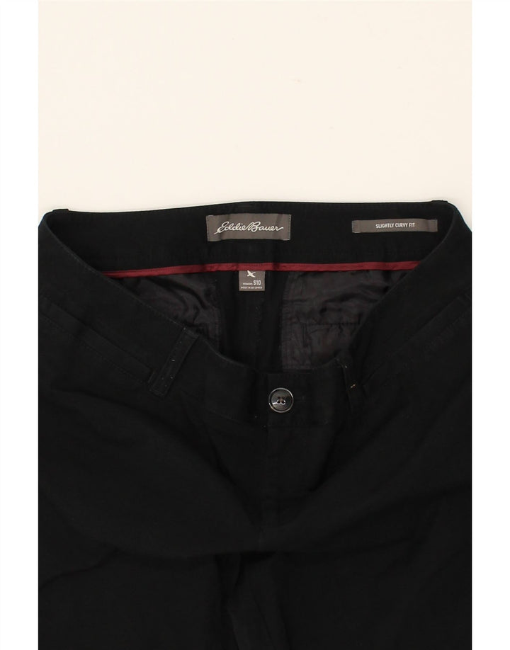 EDDIE BAUER Womens Casual Trousers US 10 Large W32 L29 Black Vintage Eddie Bauer and Second-Hand Eddie Bauer from Messina Hembry 