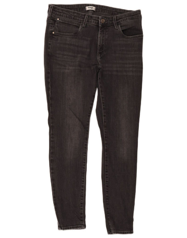 Wrangler Jeans Skinny Feminino W31 L30 Algodão Preto